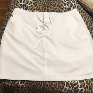 Indigo super soft off-white skort size 12